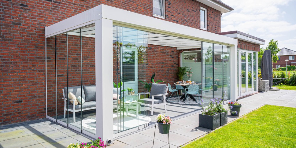 Verasol Cube tuinkamer op maat wit